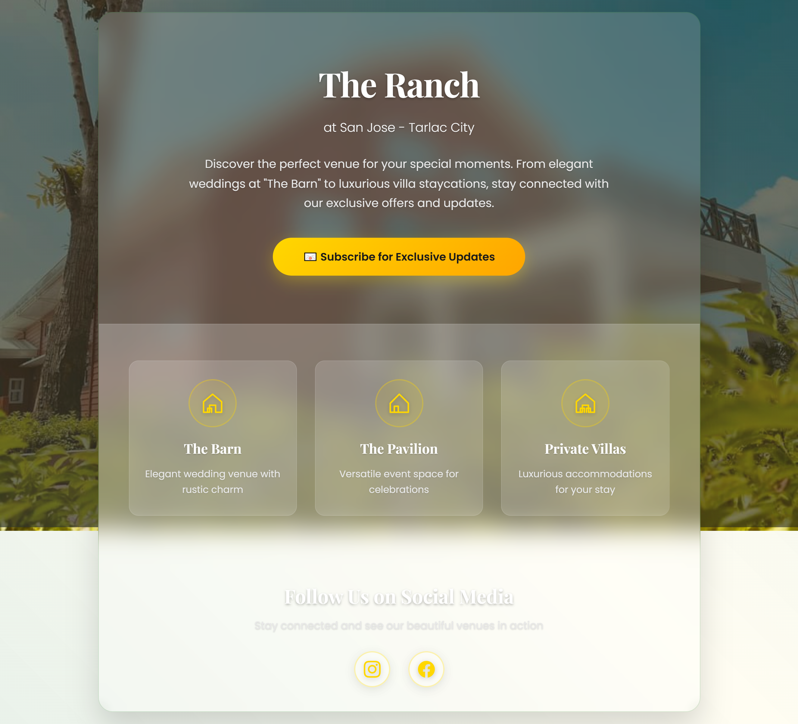 The Ranch Tarlac Subscription Platform
