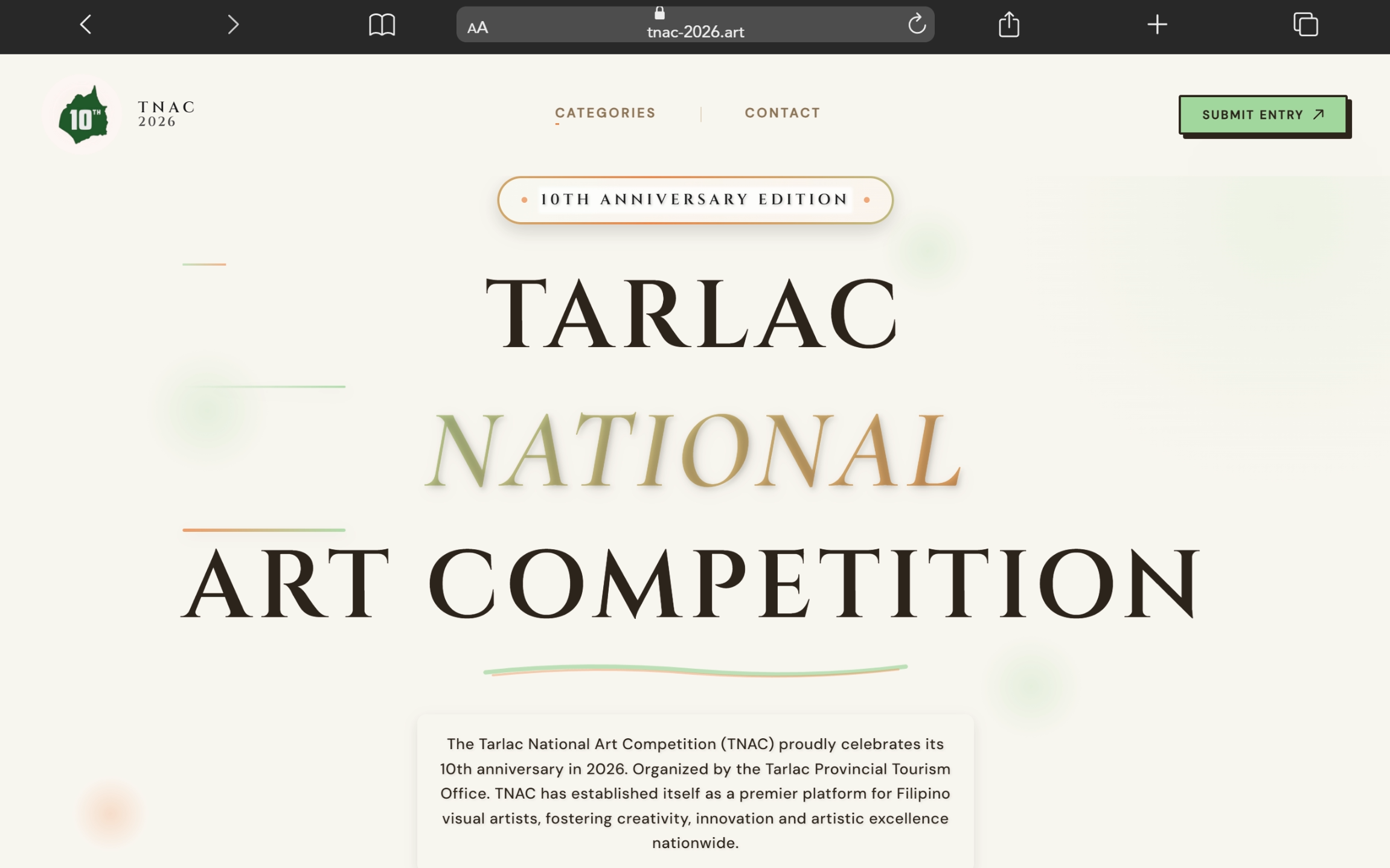 Tarlac National Art Competition